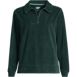 Women's Long Sleeve Sport Cord Quarter Zip Pullover, Front