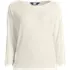 Women's Plus Size 3/4 Sleeve Cozy Rib Dolman Top, Front