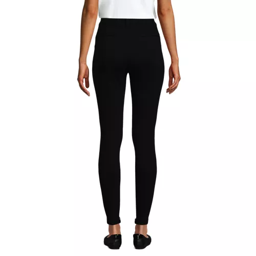 Women's High Rise Ponte Polished Leggings, Back