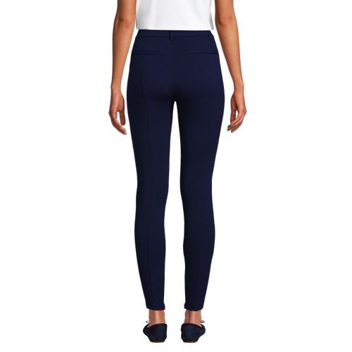  Lands' End Ponté-leggings High Waist, Damen, Größe:36 Regular, Blau, Viskose-mischung/nylon-mischung, By Lands' End 