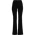 Women's Plus Size High Rise Denim Flare Jeans, Front