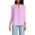 Women's 3/4 Sleeve Lightweight Jersey Lattice Detail Top, Front