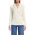 Women's Long Sleeve Brushed Rib Wrap Top, Front