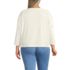 Women's 3/4 Sleeve Cozy Rib Dolman Top, Back