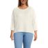 Women's 3/4 Sleeve Cozy Rib Dolman Top