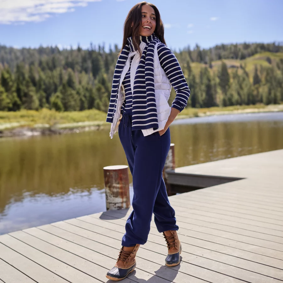 Women's Serious Sweats High Rise Jogger Pants   Set Bottom view 6