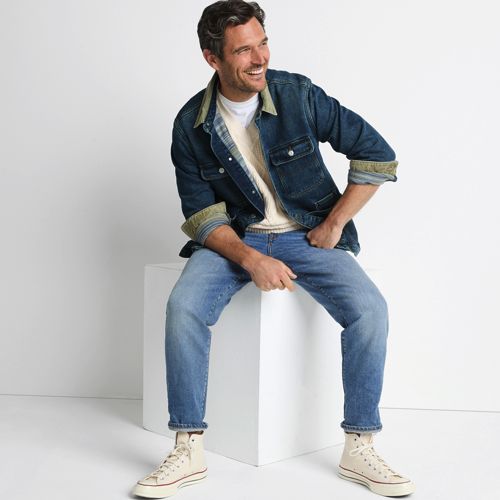 mens shirt jackets