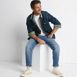 Men's Blanket Lined Denim Jacket With Corduroy Collar, alternative image