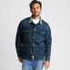 Men's Blanket Lined Denim Jacket With Corduroy Collar, Front