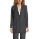 Women's Brushed Flannel Longline Blazer, Front