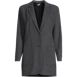 Women's Brushed Flannel Longline Blazer, Front