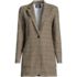 Women's Brushed Flannel Longline Blazer, Front