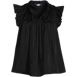 Women's Split Neck Satin Ruffle Blouse, alternative image