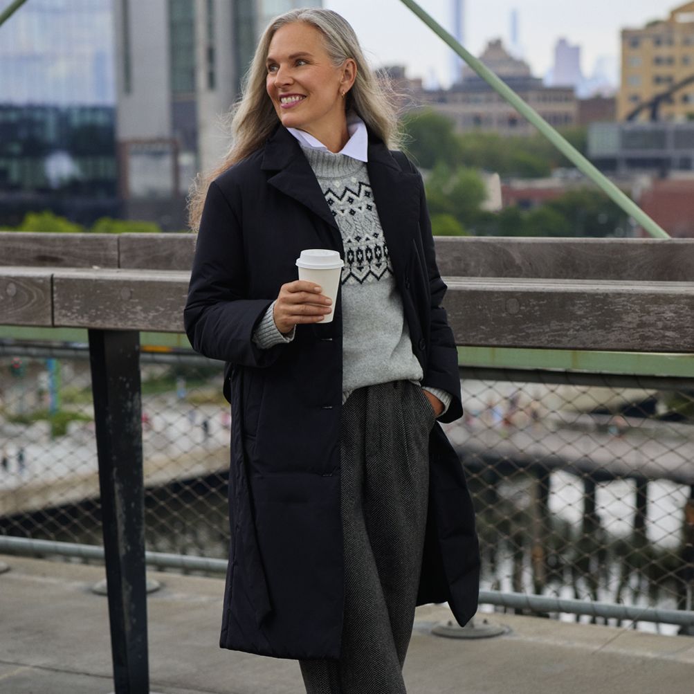 Women s Insulated Commuter Trench Coat Lands End