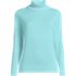Women's Plus Size Fine Gauge Cotton Turtleneck Sweater, Front