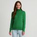 Women's Fine Gauge Cotton Turtleneck Sweater, Front