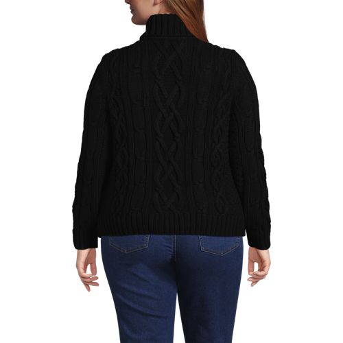 Women's Drifter Cable Turtleneck Sweater - image 3