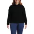 Women's Plus Size Drifter Cable Turtleneck Sweater, Front