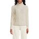 Women's Drifter Cable Turtleneck Sweater, Front