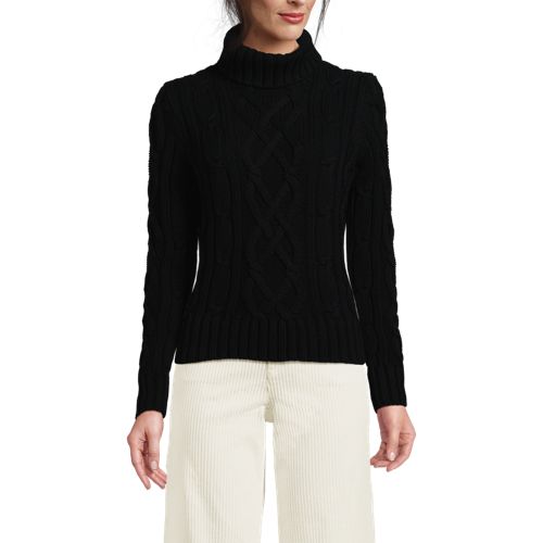 Women's Drifter Cable Turtleneck Sweater - image 5