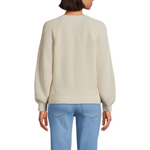 Women's Drifter Balloon Sleeve Sweater, Back