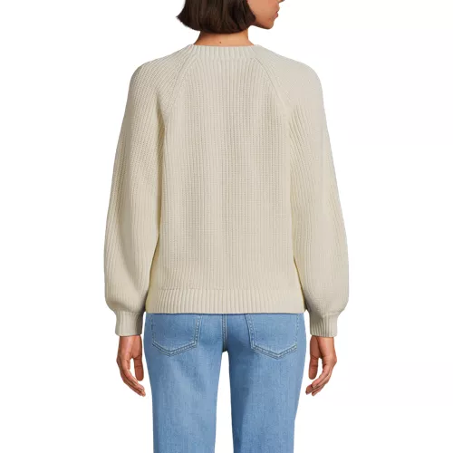 Women's Drifter Balloon Sleeve Sweater, Back