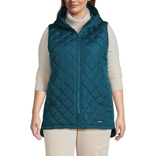 Women s Plus Size Vests Lands End
