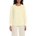 Women's Long Sleeve Lightweight Jersey Pintuck Embroidery Top, Front