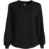 Women's Long Sleeve Lightweight Jersey Pintuck Embroidery Top, Front