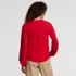 Women's Long Sleeve Lightweight Jersey Pintuck Embroidery Top, Back