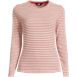 Women's Lightweight Waffle Long Sleeve Crew Neck T-Shirt, Front