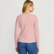 Women's Lightweight Waffle Long Sleeve Crew Neck T-Shirt, Back