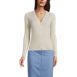 Women's Fine Gauge Cotton Cardigan Sweater, Front