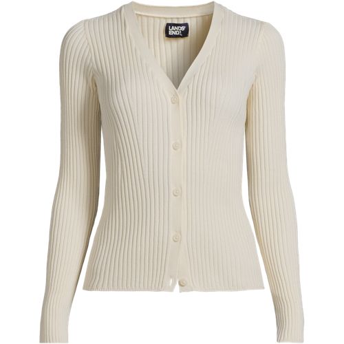 Women's Fine Gauge Cotton Cardigan Sweater - image 2