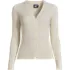 Women's Plus Size Fine Gauge Cotton Cardigan Sweater, Front