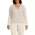 Women's Plus Size Fine Gauge Cotton Cardigan Sweater, Front