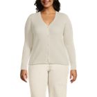 Women's Fine Gauge Cotton Cardigan Sweater