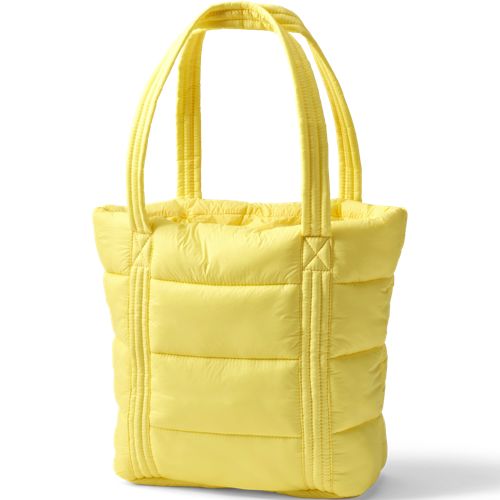  Lands' End Ultraleichte Verstaubare Stepptasche Wanderweight, Damen, Größe:null Regular, Gelb, Nylon, By Lands' End 