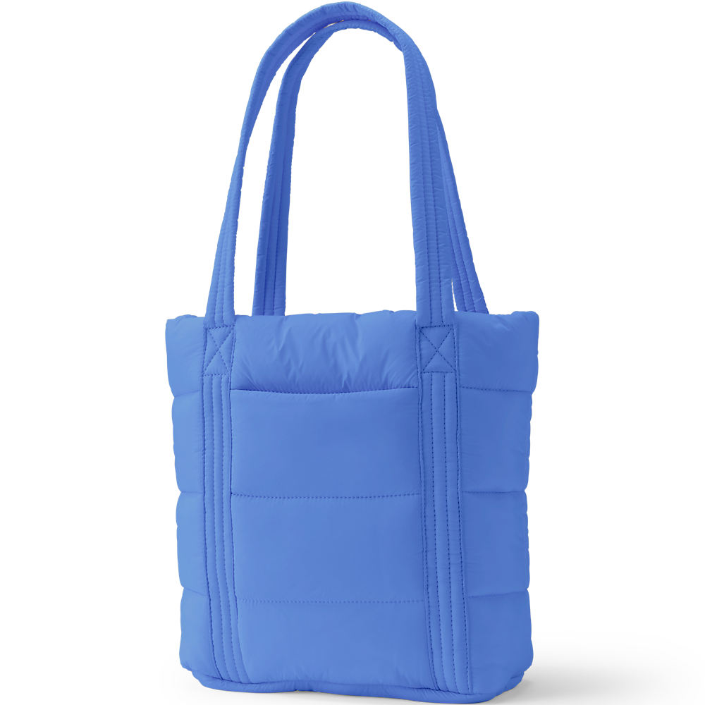 Wanderweight Tote Bag, Women, size: one size, regular, Blue, Nylon, by Lands' End