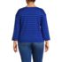 Women's Plus Size 3/4 Bell Sleeve Supima T-shirt, Back