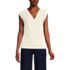 Women's Lightweight Jersey Wrap Front Top, Front
