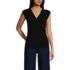 Women's Lightweight Jersey Wrap Front Top, Front