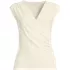 Women's Lightweight Jersey Wrap Front Top, Front