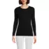 Women's Long Sleeve Micro Rib T-Shirt, Front