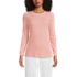 Women's Long Sleeve Micro Rib T-Shirt, Front