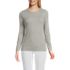 Women's Long Sleeve Micro Rib T-Shirt, Front