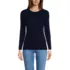 Women's Long Sleeve Micro Rib T-Shirt, Front