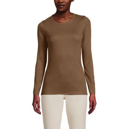 Women's Long Sleeve Micro Rib T-Shirt - image 4
