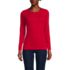 Women's Long Sleeve Micro Rib T-Shirt, Front