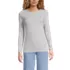 Women's Long Sleeve Micro Rib T-Shirt, Front